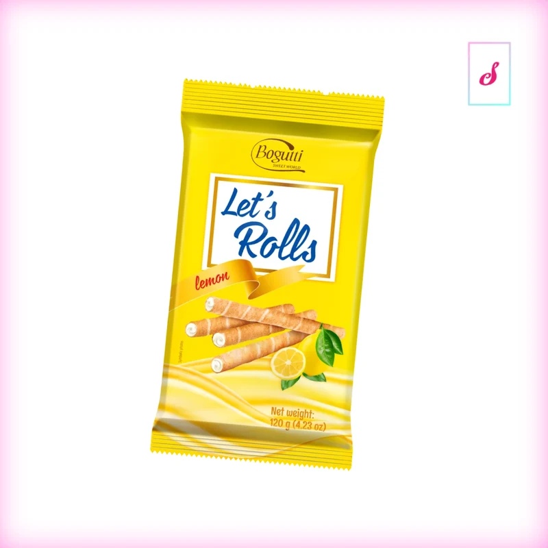 Wafer Rolls Lemon - Bogutti
