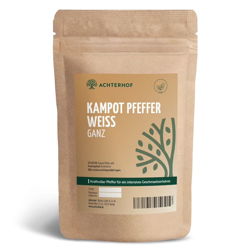 Kampot Pfeffer weiß ganz (50g)