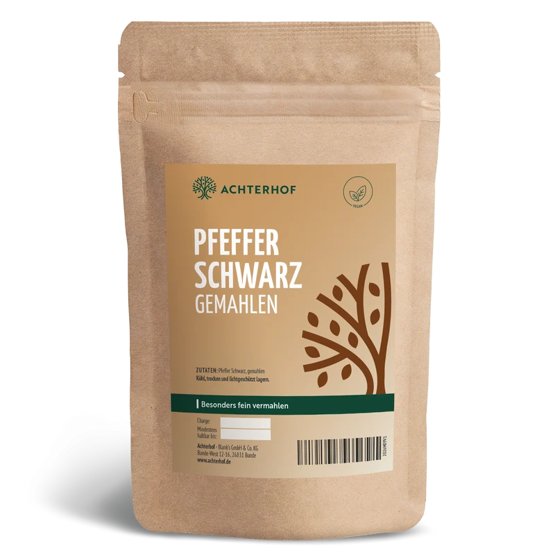 Pfeffer schwarz gemahlen (100g)