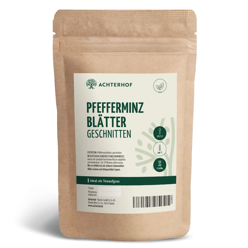 Pfefferminzblätter geschnitten (500g)
