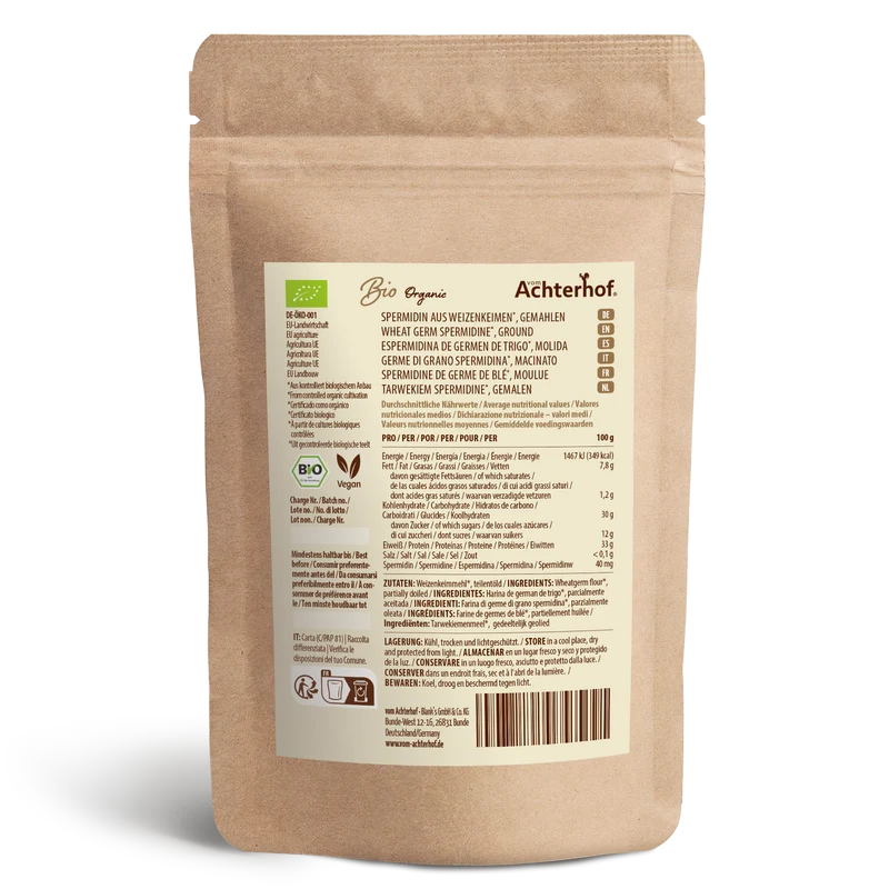 Spermidin aus Weizenkeimen Bio (500g)