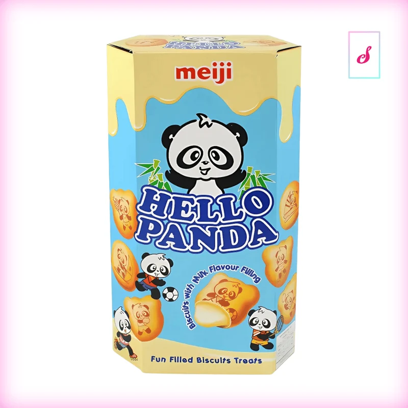 Meiji Hello Panda Milk Flavoured Cookie Biscuits
