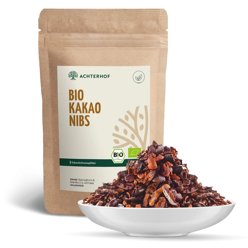 Bio Kakao Nibs roh & ungeröstet (1000g)