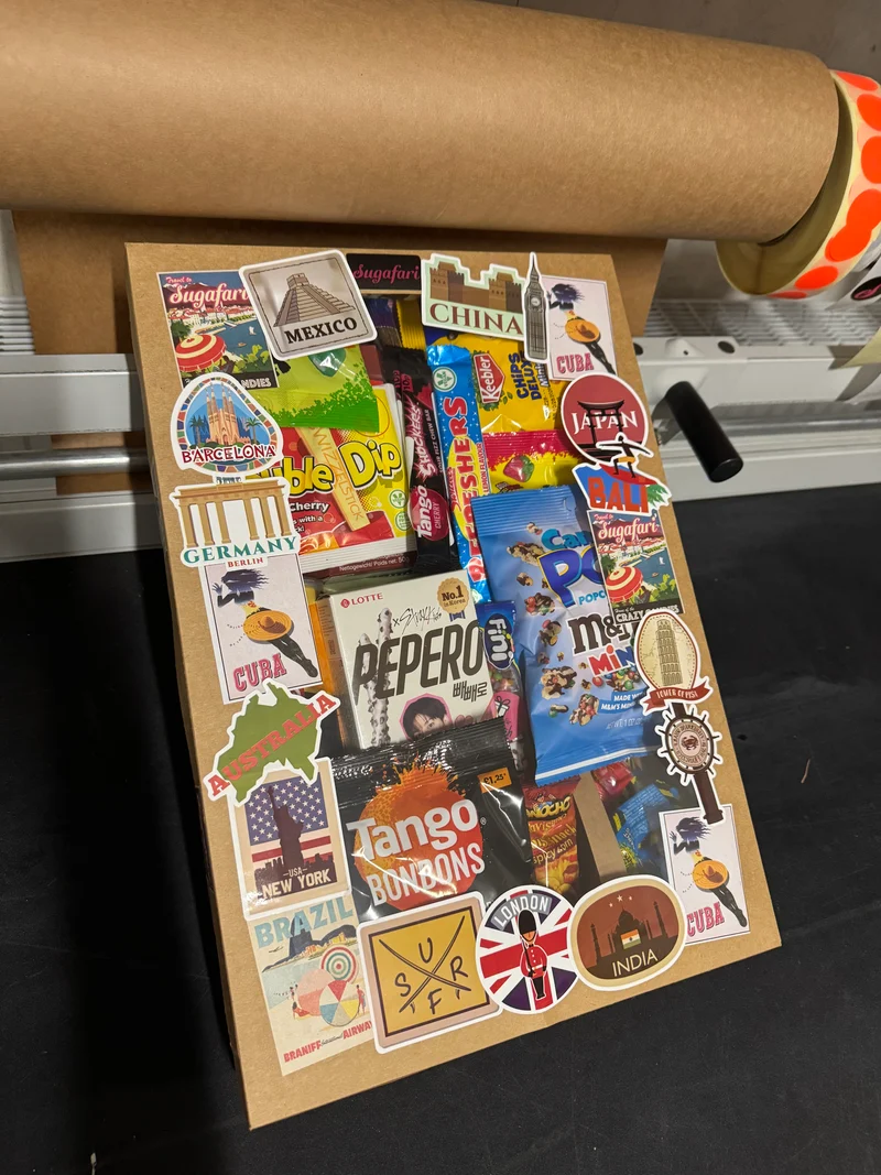 Süße Box Weltreise