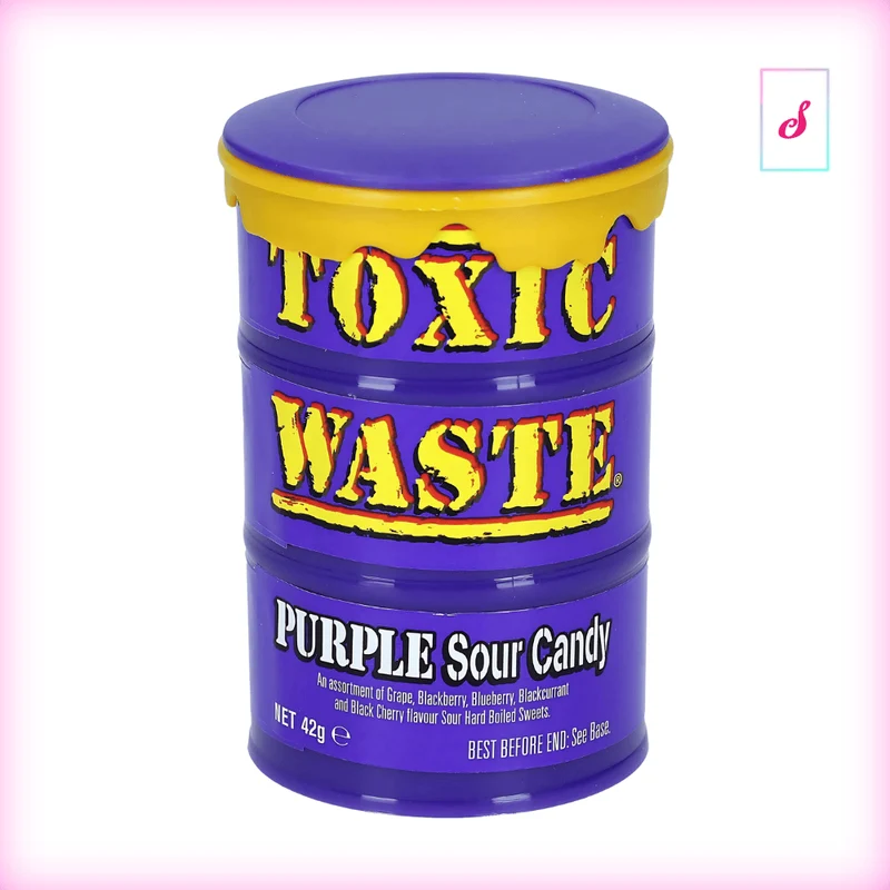 Toxic Waste Sour Candy Purple
