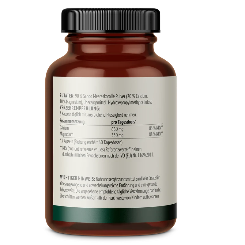 Calcium Magnesium Sango Meereskoralle Kapseln (180 Kapseln)