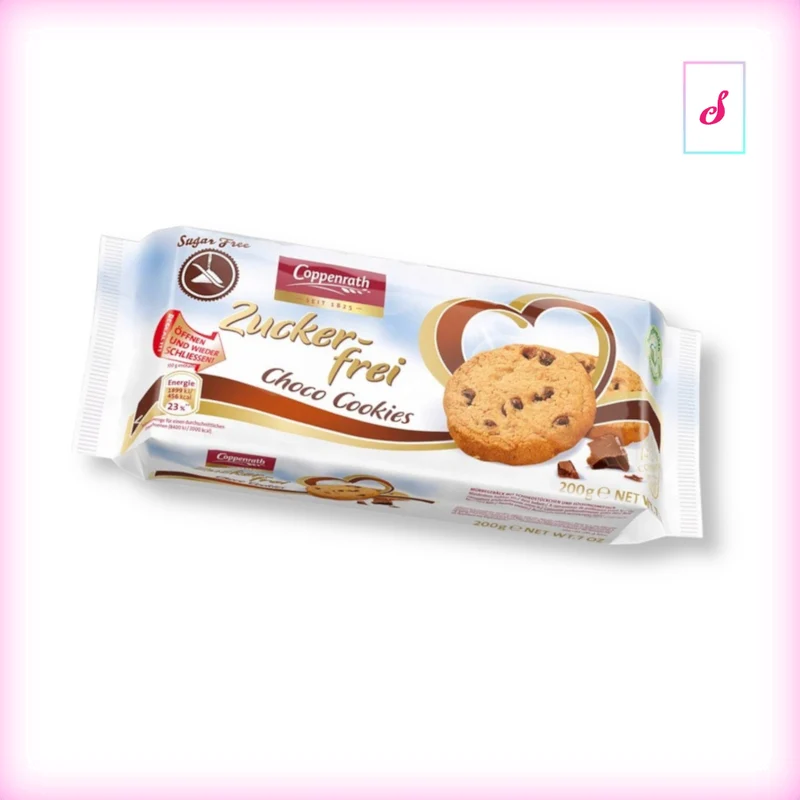 Zuckerfreie Schoko-Cookies (MHD 16.08.2026)