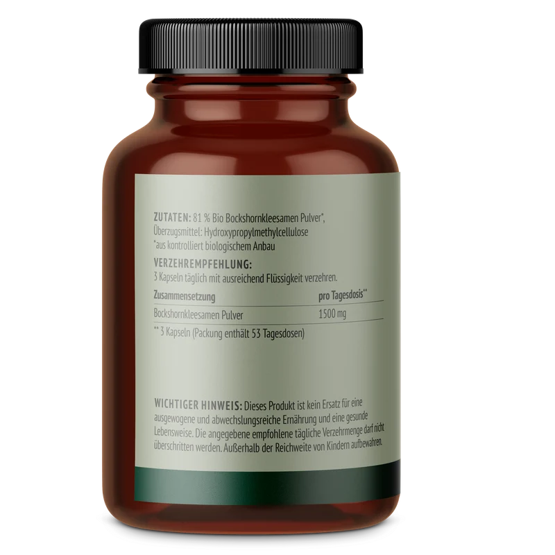Bockshornklee Kapseln Bio (160 Kapseln)