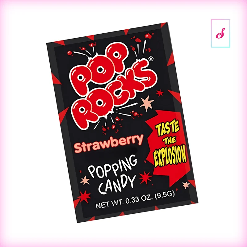 Pop Rocks Strawberry Popping Candy