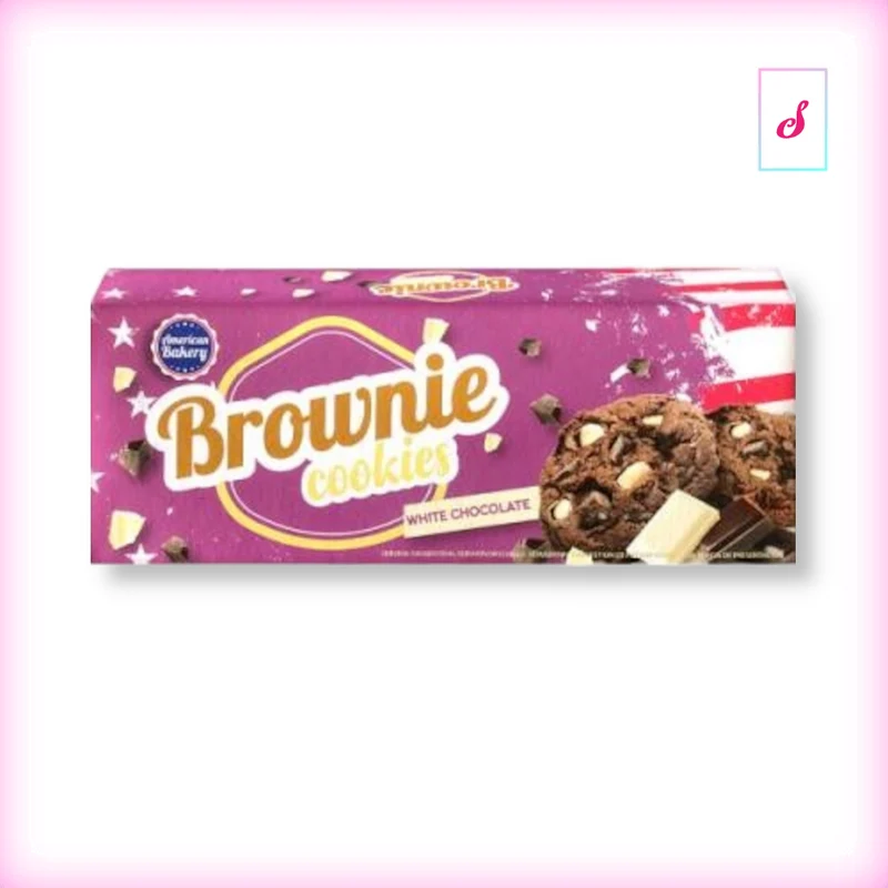 American Bakery Brownie Cookies mit weißer Schoko