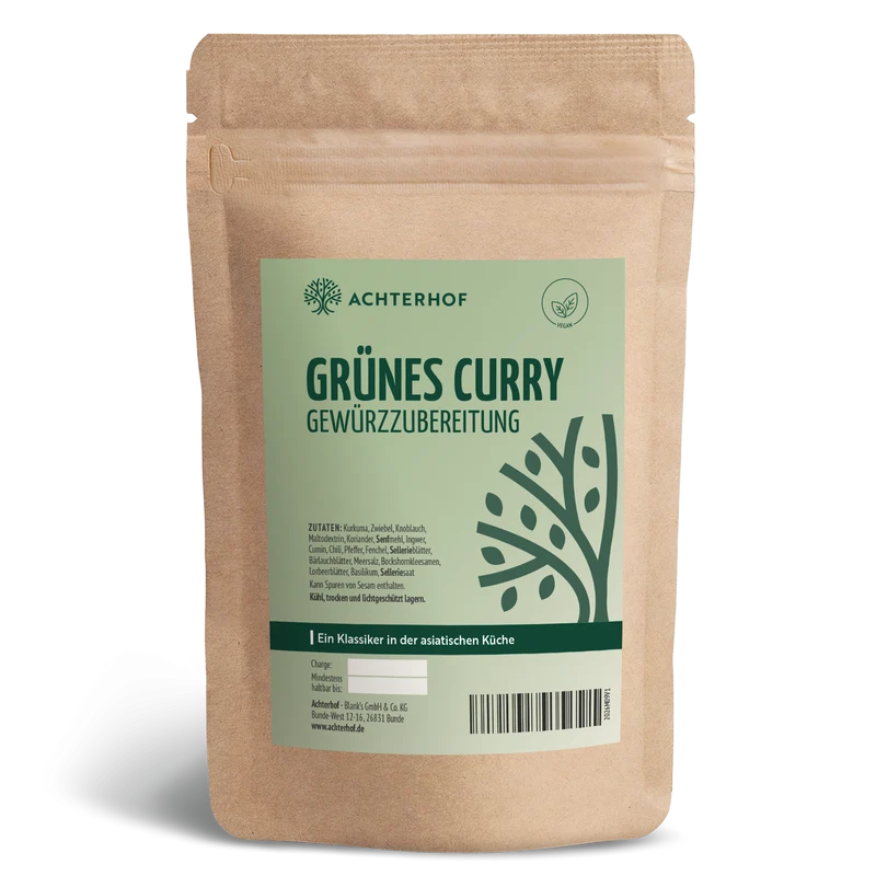 Grünes Curry Gewürzzubereitung (100g)