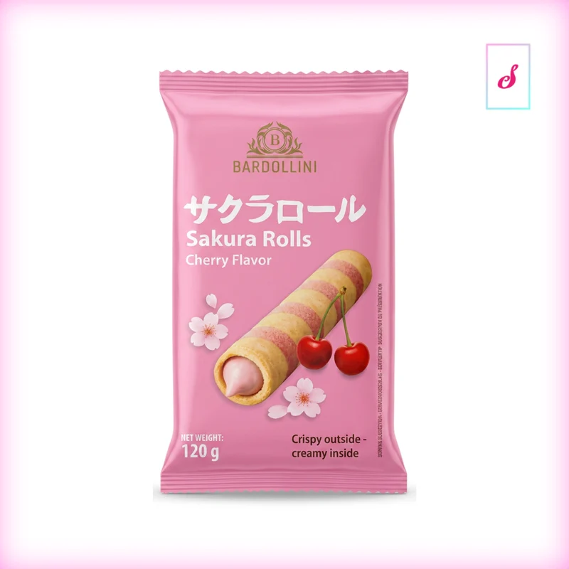 Sakura Wafer Rolls - Cherry Flavor