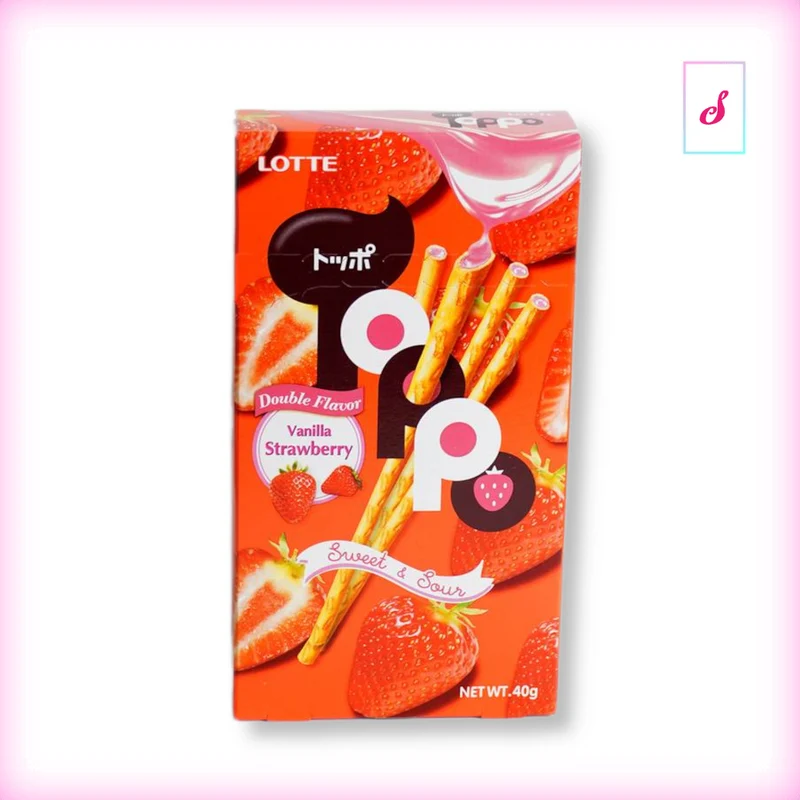 Toppo-Sticks Vanille-Erdbeer