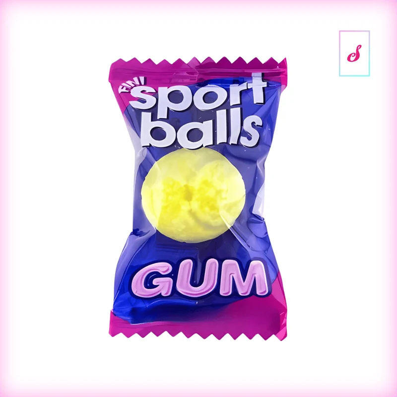 4x Tennis Sport Balls Gum