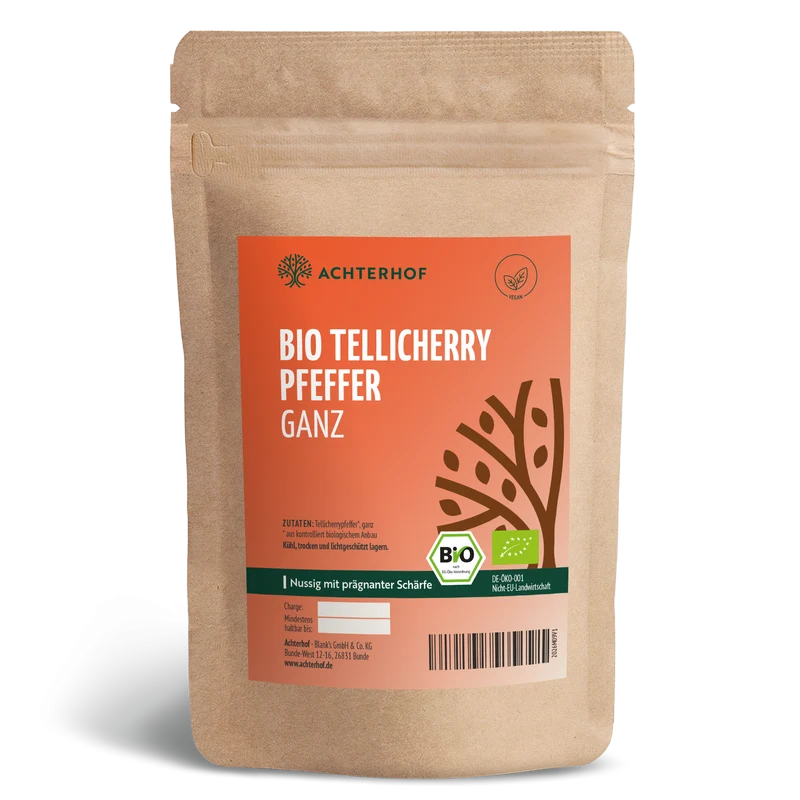 Tellicherry Pfeffer ganz Bio (100g)
