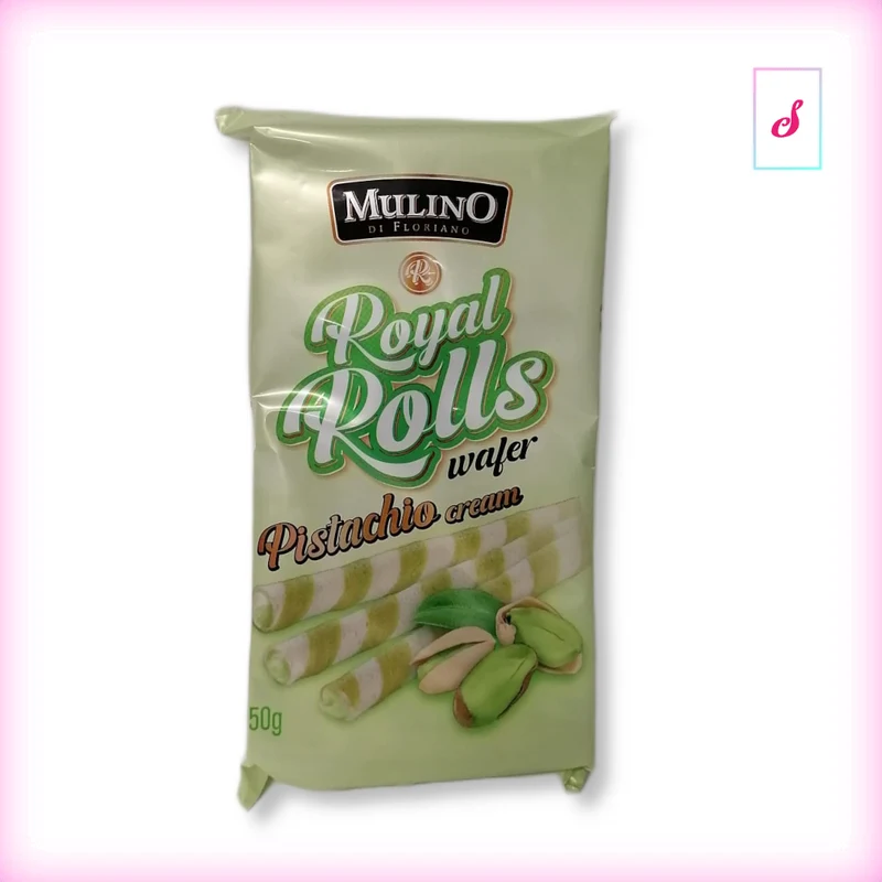 Pistazien Waffelröllchen 150g