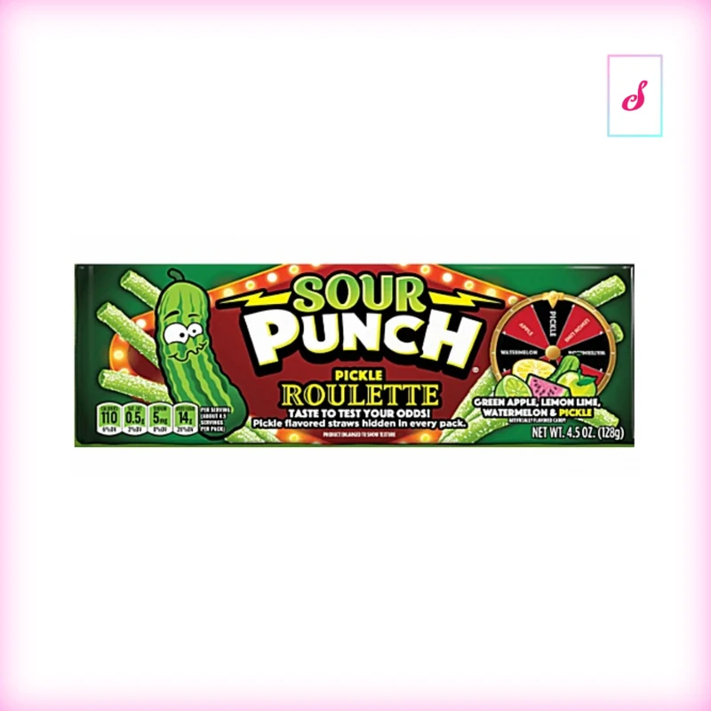 Sour Punch Straws Pickle Roulette